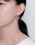 Ribbon Knot Hoop Stud Earrings for Everyday Beauty